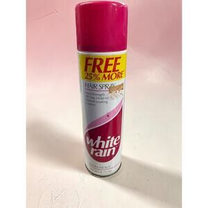 Vintage White Rain Extra Hold Hair Spray 8.75 oz NOS 25% More Gillette 1990